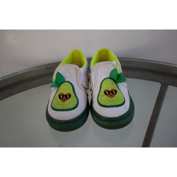 Vans Slip-On V Cado Avocado Tan Green Toddler Size 10 - Picture 5 of 10